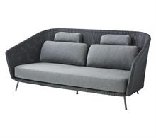 Stor loungesofa til haven - Cane-line mega sofa